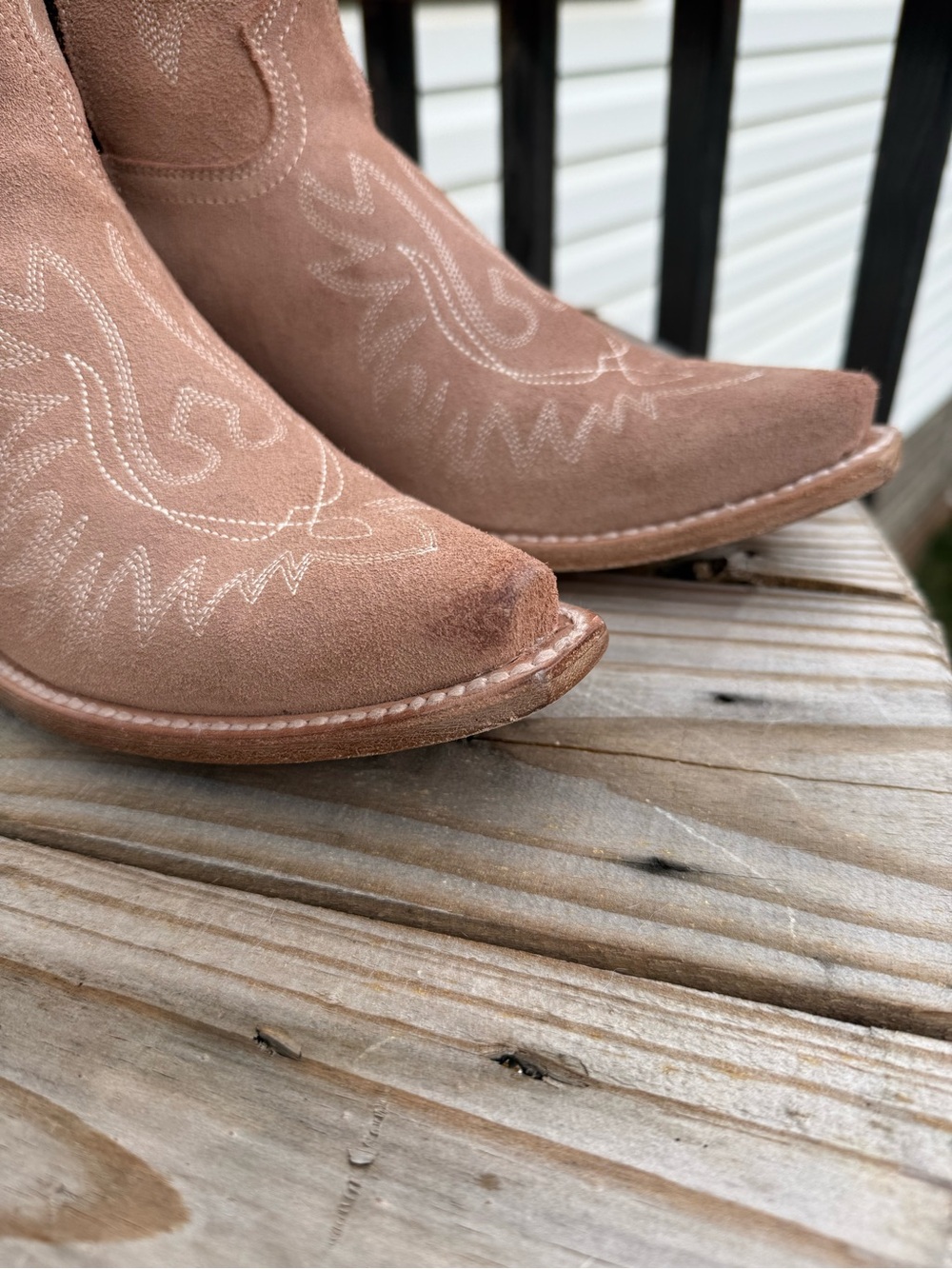 Freebird Wilson Pink Suede Boots 9 - Picture 6 of 12